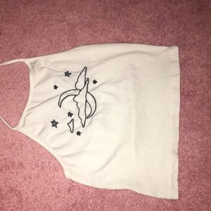 White halter top