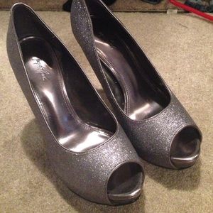 Silver heels