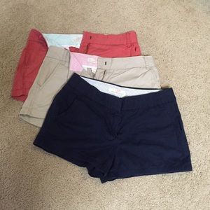 Jcrew 3" chino shorts