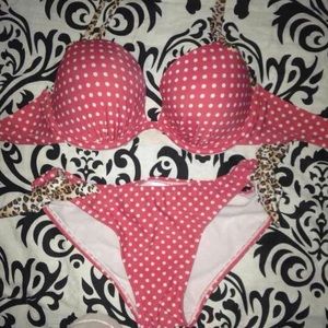 PRICE DROP!! CUTE CHEETAH/ POLKA DOT BIKINI