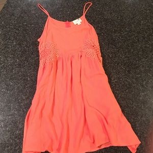 LA hearts orange sundress