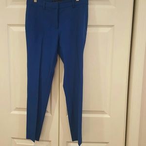 Zara crop pants electric blue