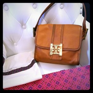 Tory Burch Caramel Brown Handbag