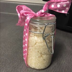 Handmade organic natural sugar scrub