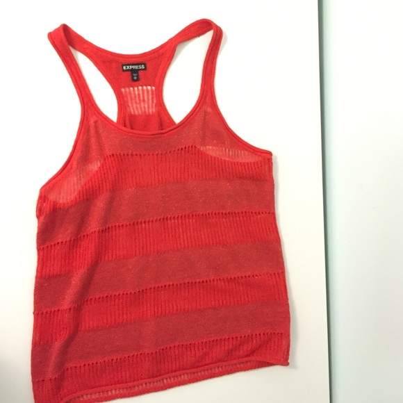 Red knit tank - Picture 1 of 1