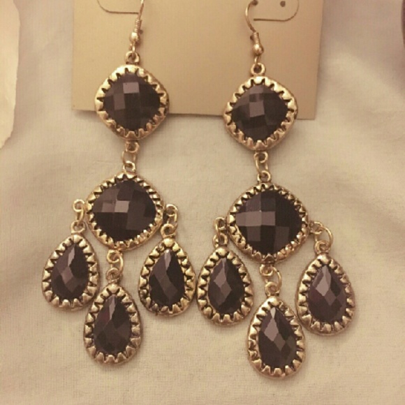 Black earrings
