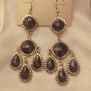 Black earrings