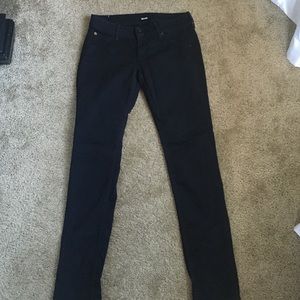Hudson navy Collin skinny jeans 28