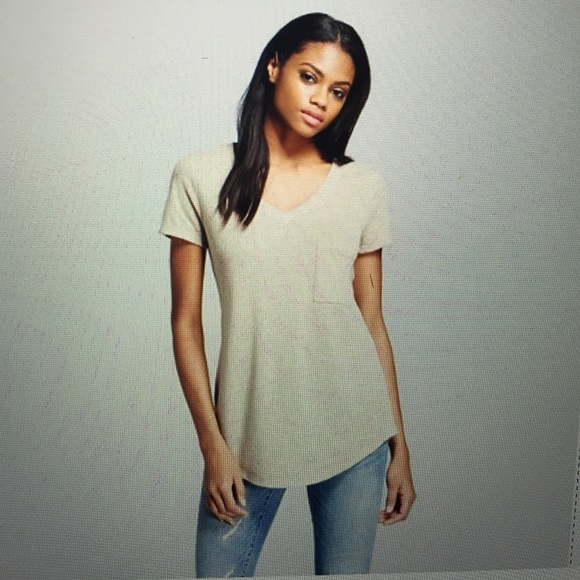 Mossimo V-Neck Tee with Pocket