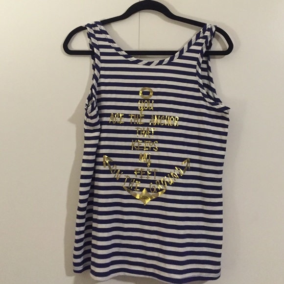 Charming Charlie stripped Tank
