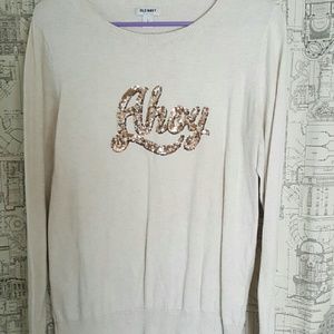 Cream colored sweater