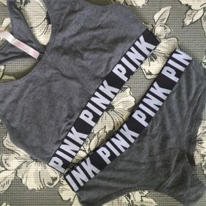 💗PINK grey matching set 💗