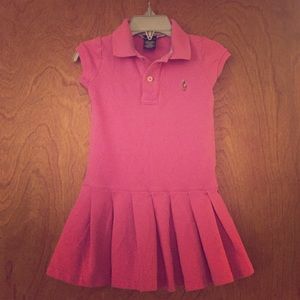 Ralph Lauren Polo Pink Dress w/Pleats - 2T