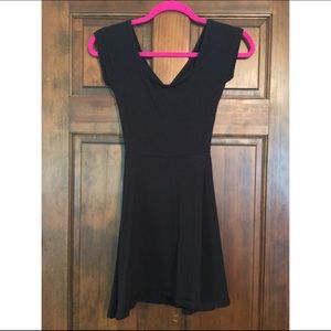 Black skater dress