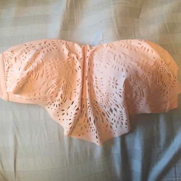 Light Pink Bandau Bikini For Sale - Picture 1 of 3