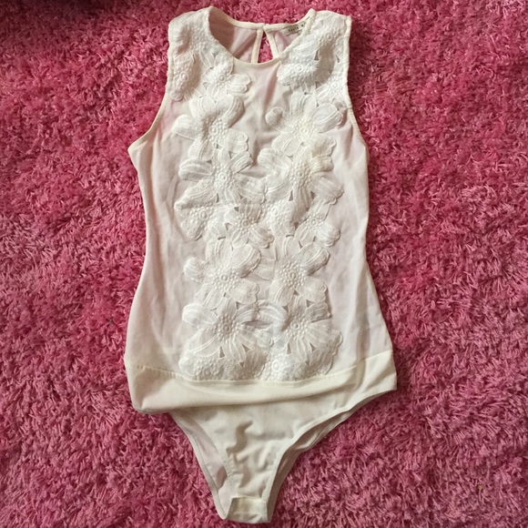 Brand New Floral Mesh bodysuit