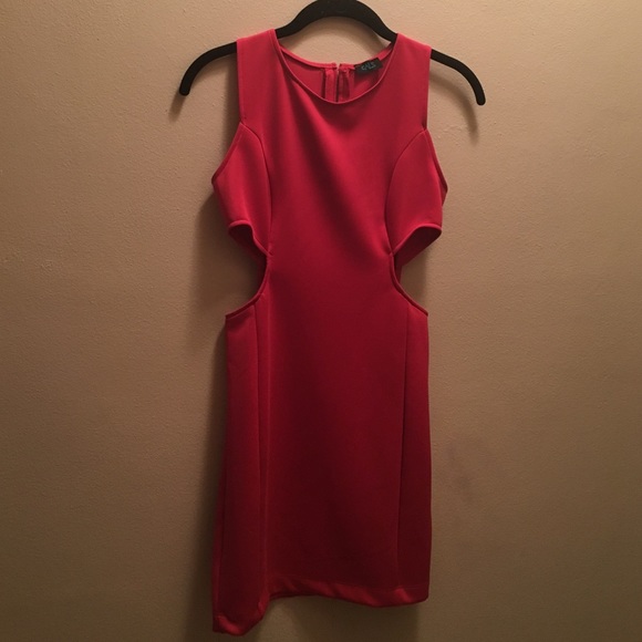 NEVER WORN Pink Side Cut-Out Mini Dress SZ SM