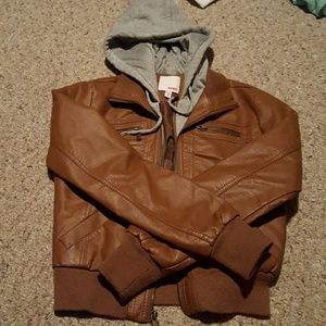 Bongo leather bomber jacket