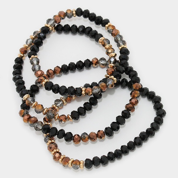 Beaded Stack Stretch Bracelet - image 2