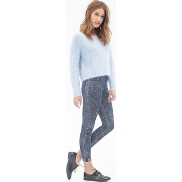 Forever 21 Acid Wash Skinny Jeans