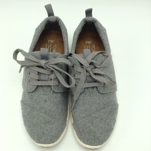 Toms Gray Del Ray Women's Sneakers Size 5.5 NWOT