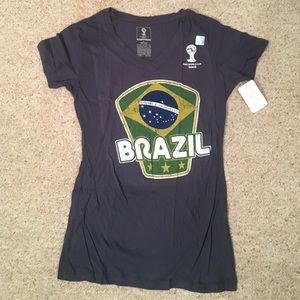 Official Brazil FIFA World Cup T Shirt