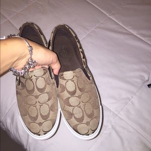 COACH slip ons