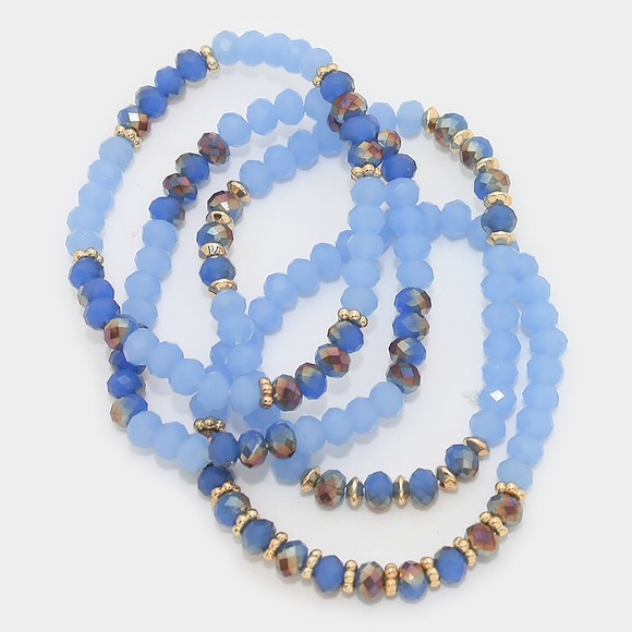 Beaded Stack Stretch Bracelet - image 2