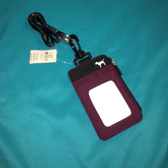 Pink maroon lanyard!