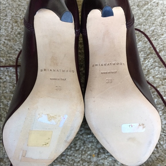 Brian Atwood "Adele" lace up booties size 38 - Picture 2 of 4