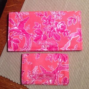 Vera Bradley Hope Toile checkbook cover/ID holder