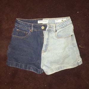 High waisted American Apparel shorts