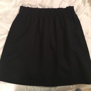 J Crew black skirt -- WORN ONCE