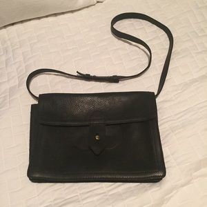 NwoT Madewell Black Leather CrossBody Bag