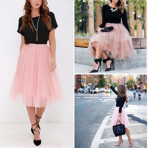 Dresses & Skirts - BLACK FRIDAY SALE Get The Look-Pink Tule Skirt