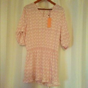 Collective Concepts Pink Arrow Romper