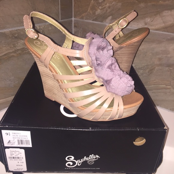 Seychelles Wedges NEW With Box