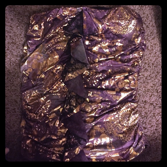 Strapless extra large shirt from dots