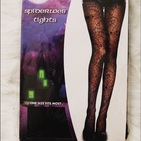 Hot Topic Other - New with tags spiderweb fishnet tights