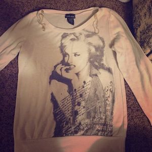 Long sleeve Marilyn Monroe shirt
