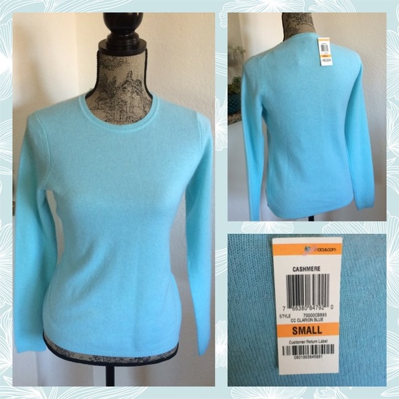 Light Blue Cashmere Sweater