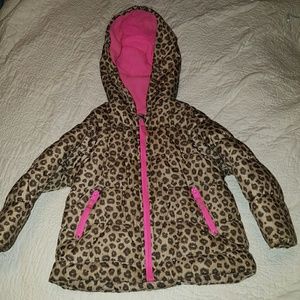 Toddler Girls Carters Cheetah Print Coat
