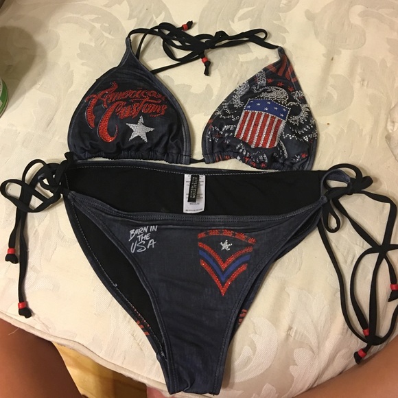 Bikini top & bottom.