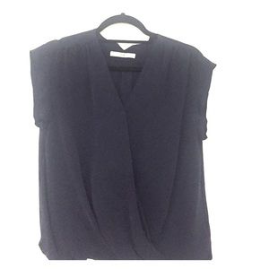 Halston heritage silk top