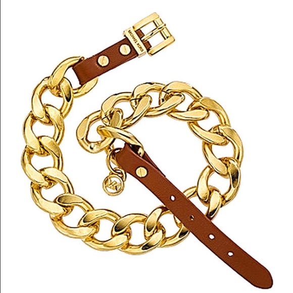 Michael Kors Double-Wrap Chain Bracelet - Picture 2 of 4
