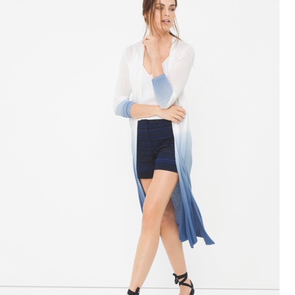 ISO WHBM Blue OMBRE DUSTER SWEATER
Size xsmall - Picture 2 of 2