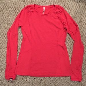 Lululemon Peach Long Sleeve Shirt