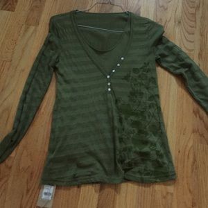 Green long sleeves, never worn!