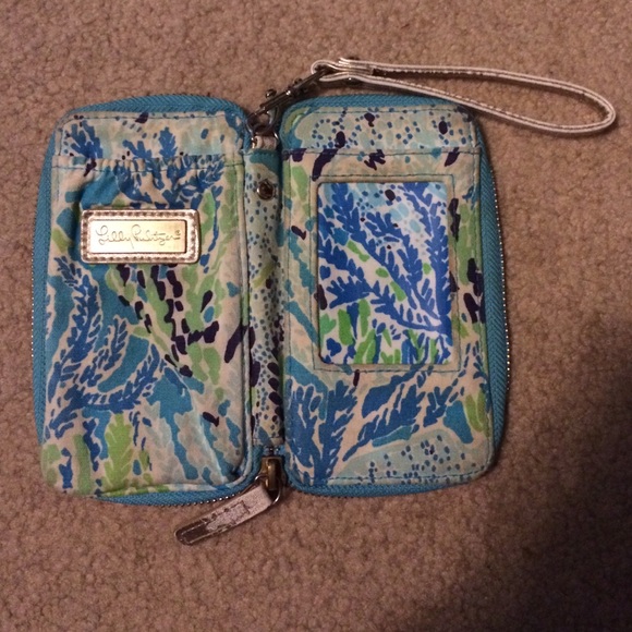 Spa Blue Lets Cha Cha Wristlet