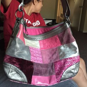 Authentic patch Coach handbag